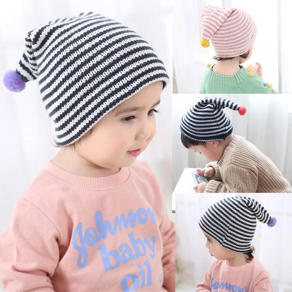 Fashion Baby Hat Baby Cute Ball Cap Fashion Keep Warm Winter Hats