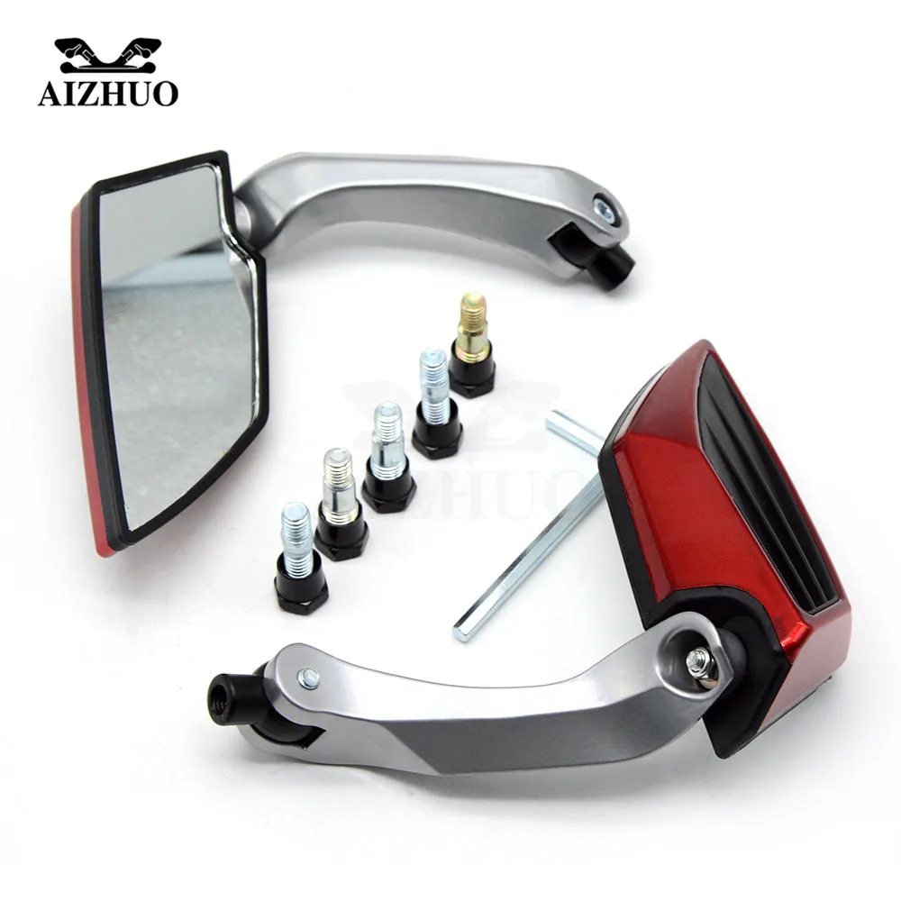For Suzuki GSR 600 750 V-Strom 1000 650 Swish Hayate Motorcycle Rearview Mirror Moto Accessories Universal Plastic Rear Mirrors