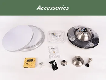 

Intelligent voice control Modern Ceiling Fan Lamps Acrylic Led Simple Lights Remote Control
