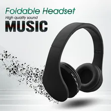 Bluetooth 4.0 Headphone Stereo Wireless Noise Canceling Headset LH811 Foldable Earphone Hands-free TF MP3 FM Radio with Mic