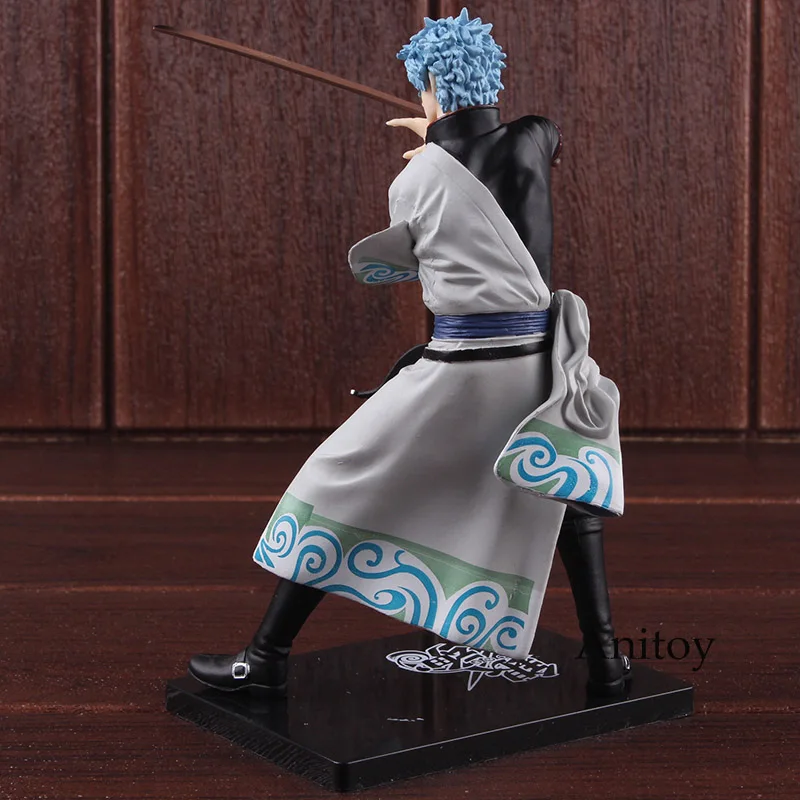 Серебряная Душа GINTAMA рисунок Banpresto DX Vol.1 Саката Gintoki ПВХ Фигурки Коллекционная модель игрушки 17 см