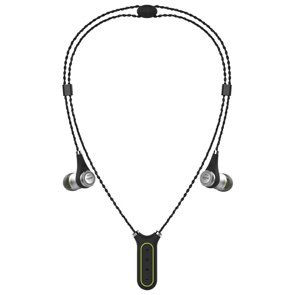 Mifo шейным спортивные наушники I2 магнитные стерео беспроводные наушники Поддержка бег Bluetooth гарнитура mp3 8G запись с микрофоном - Цвет: BLACK
