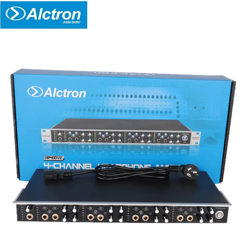 

Alctron HP400 4-Channel multifunctional Headphone Amplifier,Headphone Preamplifier suitable for professional recording