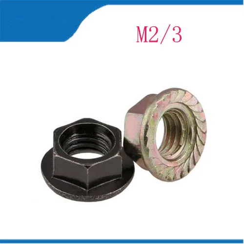 

Free shipping M3 M4 M5 M6 M8 M10 Steel with black zinc hex flange Nut nuts