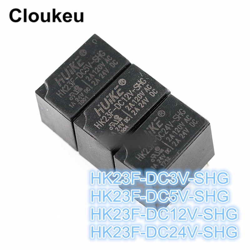 

100Pcs Relay DIP6 HK23F-DC3V-SHG HK23F-DC5V-SHG HK23F-DC12V-SHG HK23F-DC24V-SHG 2A