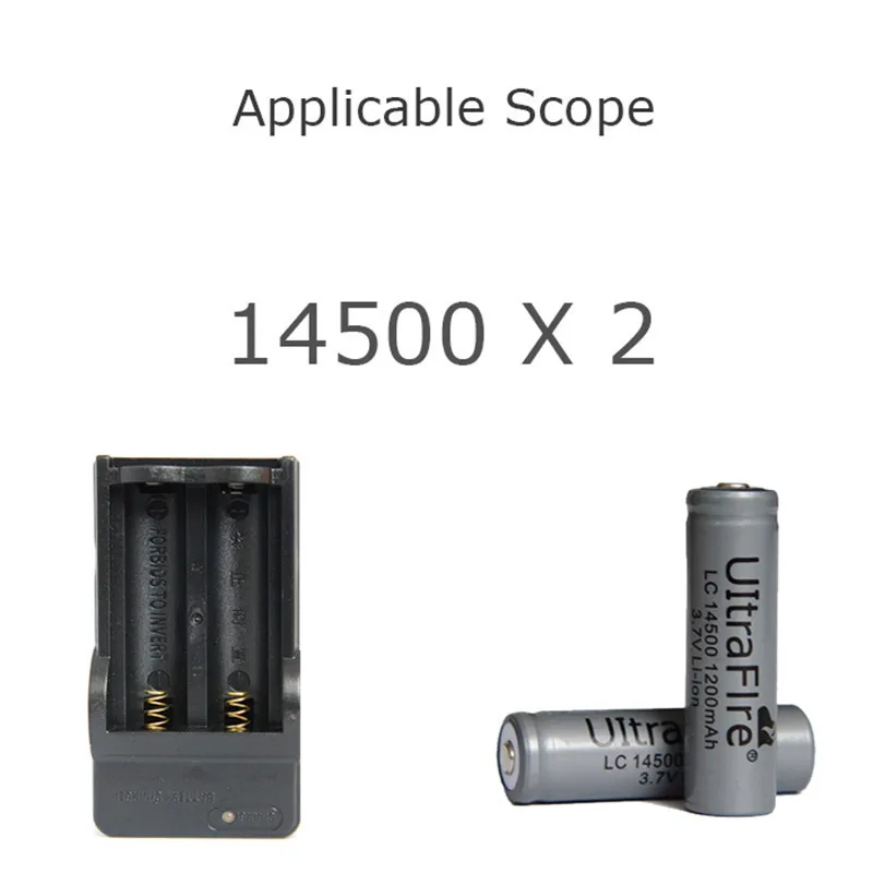 KingWei 100 шт./лот двойной путь 14500 литий-ионная аккумуляторная батарея зарядное устройство с розничной упаковкой
