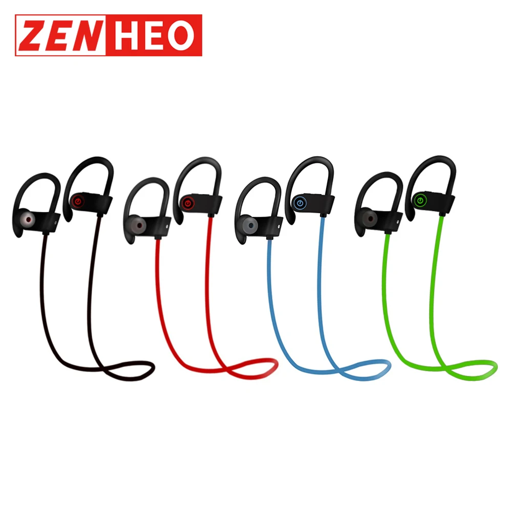 

ZENHEO U8 BT Earphones BT 4.2 IPX4 Waterproof 90mAh Battery 7 days Standby Earbuds For iPhone Huawei Earphone In Ear Sport