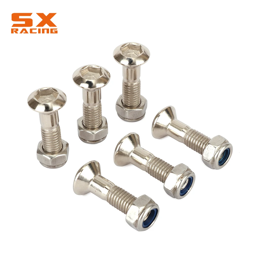 Motorcycle Iron Sprocket Bolts Screw KTM YAMAHA SUZUKI HONDA KAWASAKI EXC SX XC KXF YZF WRF KLX DRZ RMZ Dirt Bike