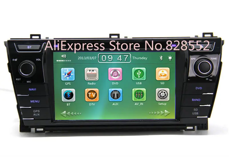 Discount Free Shipping Car Dvd Player For Toyota Corolla 2014 2013 GPS navigation With Bluetooth Ipod Radio TV Free Map 0 Discount Free Shipping Car Dvd Player For Toyota Corolla 2014 2013 GPS navigation With Bluetooth Ipod Radio TV Free Map 0