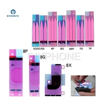 PHONEFIX батарея антистатические теплоотвод стикеры клейкие ленты для iPhone 5S 6 6S 7 7P 8 X батарея фиксированная клей карандаш рассеивания тепла