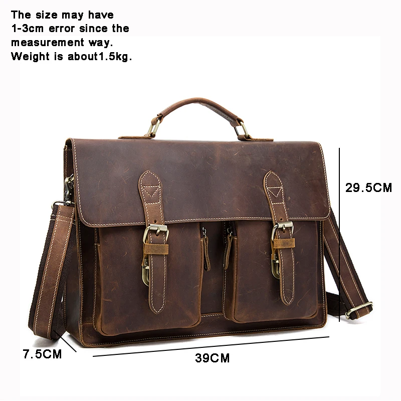 9033 9033bd4darkcoffee Echtem Für Tasche Leder 9033a4black Umhängetasche 9033bf4browncoffee 9033c4yellowbrown Männer Aktentasche Computer Laptop Reise 9033x4oilcoffee Tote Westal Dokumente Bxw7npqTdT