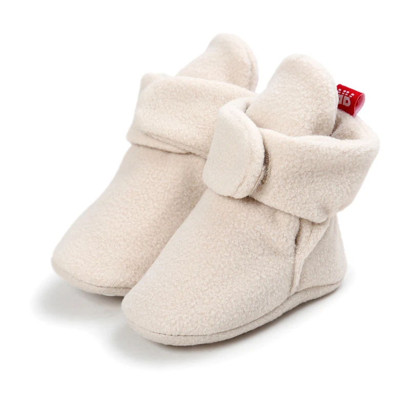 

Newborn Toddler Baby Boys Girls Solid Color Snow Boots Infant Kids Fashion Casual Color Splicing Soft Bottom Shoes 0-18M A20