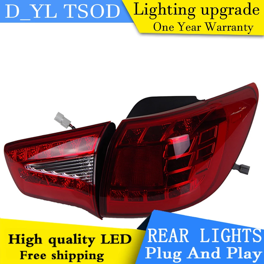 

Free Shipping Car Styling for Kia Sportage R Tail Lights Sportage LED Tail Light Rear Lamp DRL+Brake+Park+Signal Automobile