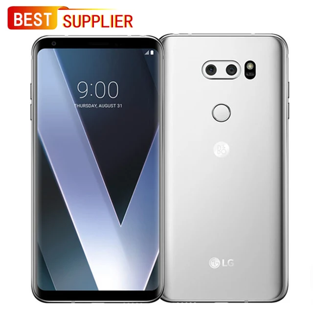 LG V30 4 جرام هاتف LTE الذكي ، LS998/H930DS/US998 اختياري ، 6.0 بوصة ، 64 جيجابايت/128 جيجابايت ROM ، تبدو وكأنها جديدة ، 1 سنة الضمان