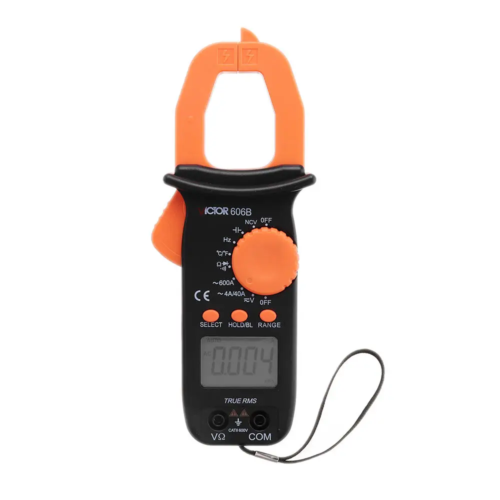 

VICTOR 606B Clamp Multimeter Overload Protection Digital NCV Auto Off Data-Hold