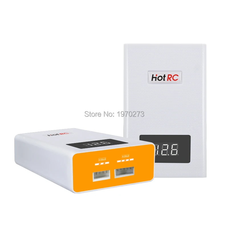 HotRC A400 3S 4S Lipo Battery Balance Charger 11 1 V 14 8 3 w/ ABS огнестойкий материал корпус для RC FPV дрона