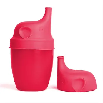 

Sippy Lid Cover Cap Silicone Glass Cup Baby Supply Spill Proof Drinking Silicone Lid Baby Feeding Bottle Cap Bottle Accessory