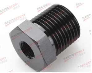 1/2 ''Мужской ДНЯО 1/4'' NPT Женский адаптер установки Алюминий ad45005black - Цвет: black