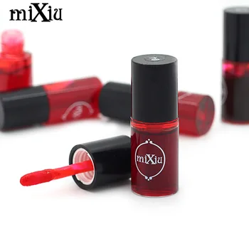 

Hot 5pcs Brand Mixiu Multifunction Lip Tint Dyeing Liquid Lipgloss&Blusher Waterproof Lip Gloss Makeup Beauty Cosmetics Lipstick