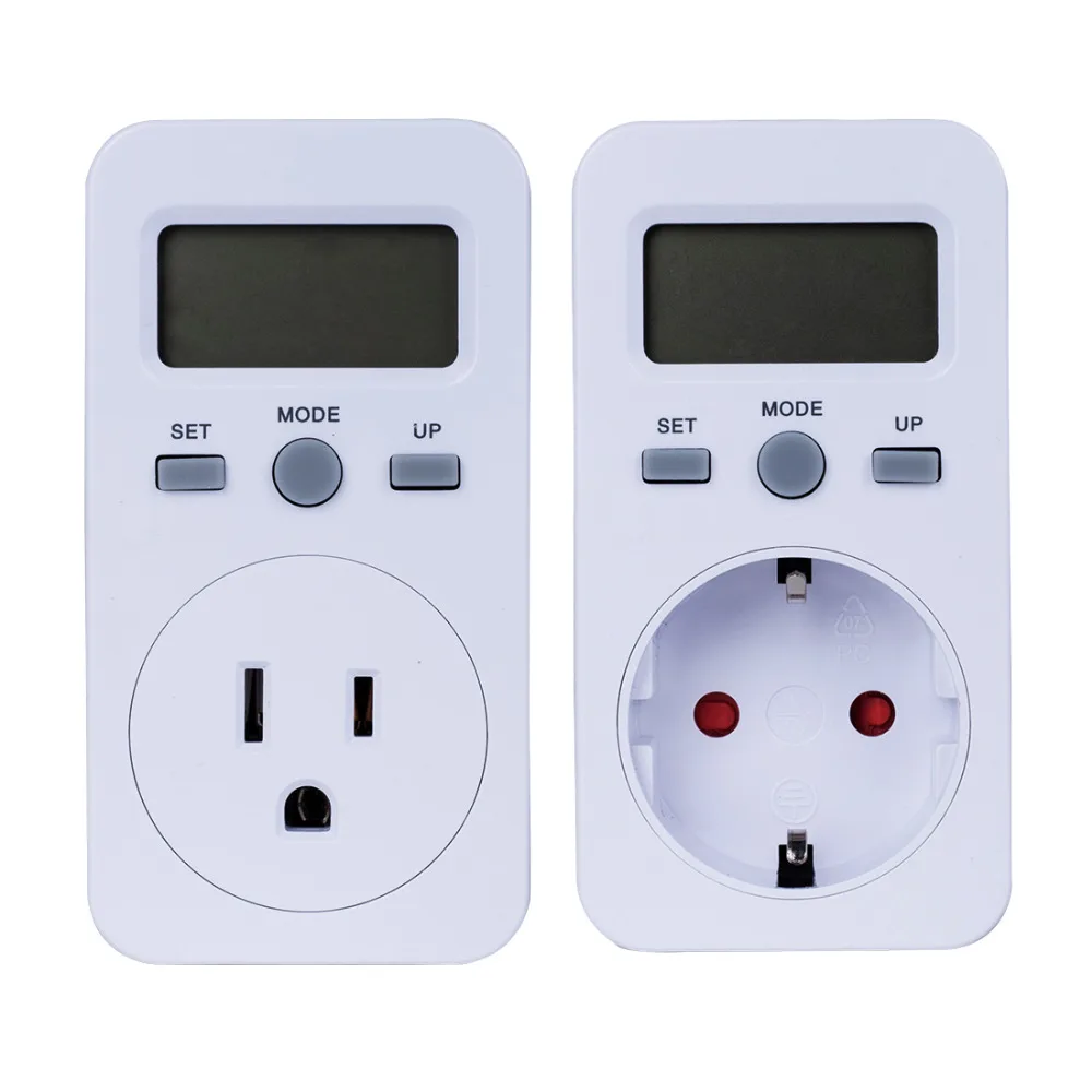 

EU US UK Plug Plug-in Digital Wattmeter LCD Power Energy Monitor Meters Electric Test Meter