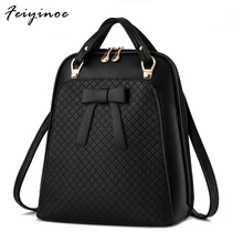 Ladies Backpack Shoulder Bag Women School Backpacks Schoolbag For Teenagers Students PU Leather backpack