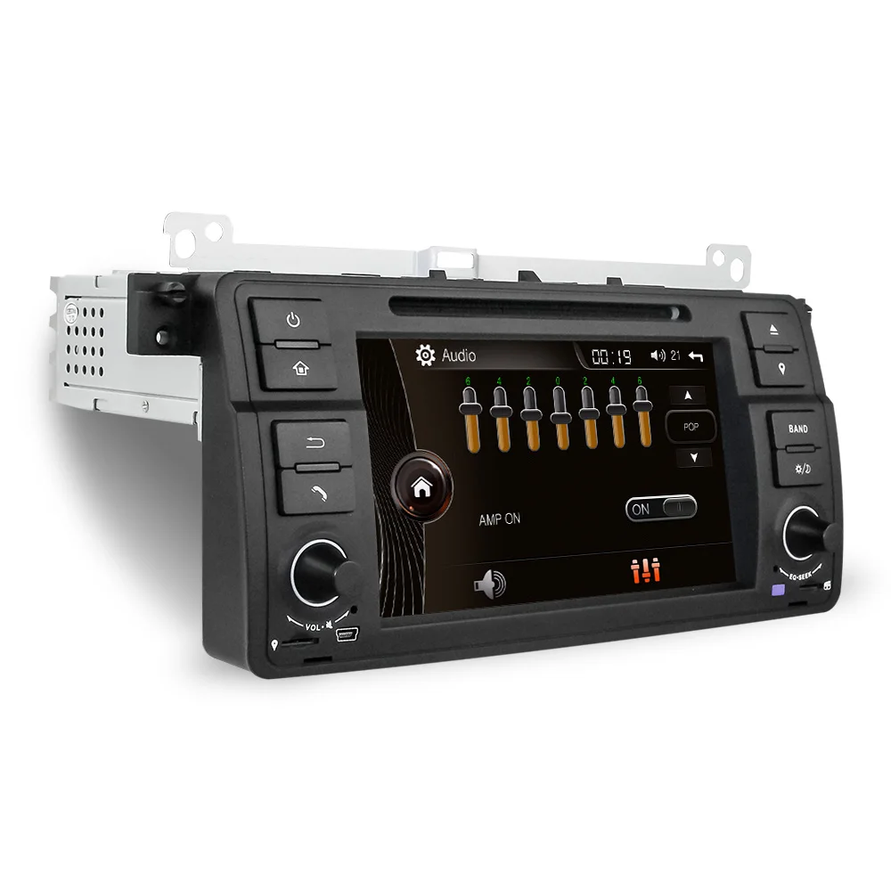 Автомагнитола Eunavi с bluetooth 7 дюймов 1 din DVD плеер для BMW E46 M3 3Series MG Rover GPS навигация|car dvd