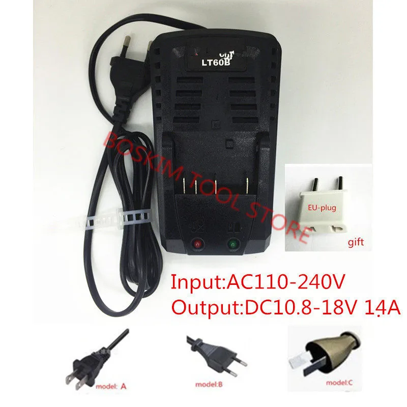 LT60B Сменное зарядное устройство для Bosch AL1860CV AL1814CV AL1820CV литий-ионная батарея 10 8 В 14