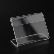 7*10 см 20 шт. стол этикетка с надписью Дисплей стенд акриловый стенд ценник зажим для пакетов настольная подставка для демонстрации карточная настольная табличка