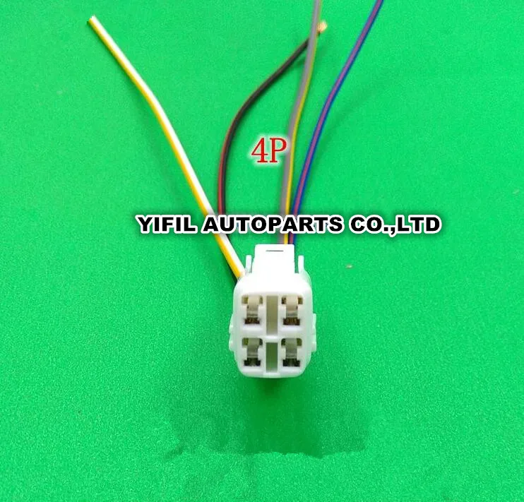 5pcs/lot 4 Pin/Way Fog Lamp Connector Daytime Light Taillight Plug With