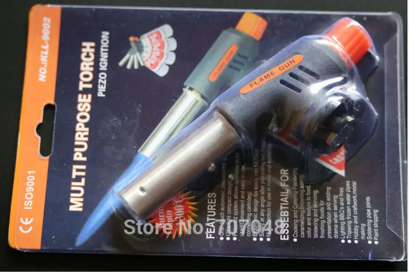 

KLL-9002 Wholesale free shipping Chef Brulee Blowtorch Jet Flame Torch Cooking Soldering Welding Brazing/gas torch