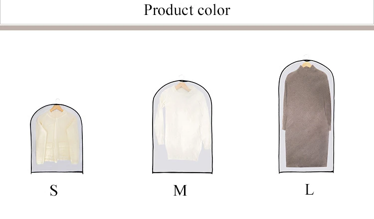 Luluhut одежда пылезащитный чехол прозрачный подвесной мешок шкаф пальто сумка для хранения Прозрачная одежда костюм платье защитный чехол