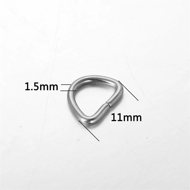 30 шт. треугольные кольца из нержавеющей стали 11 мм x мм 9 мм