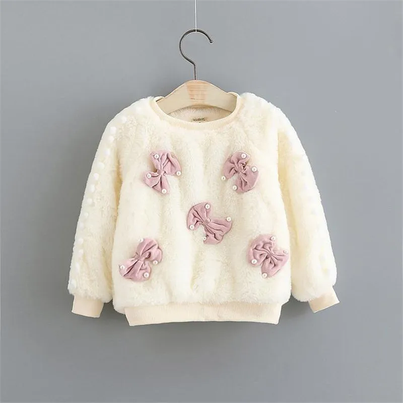 

BibiCola Baby Girls Jacket Winter Sweatershirt For Girls Coat Kids Warm Outerwear Coat Girls Clothes Children Jacket
