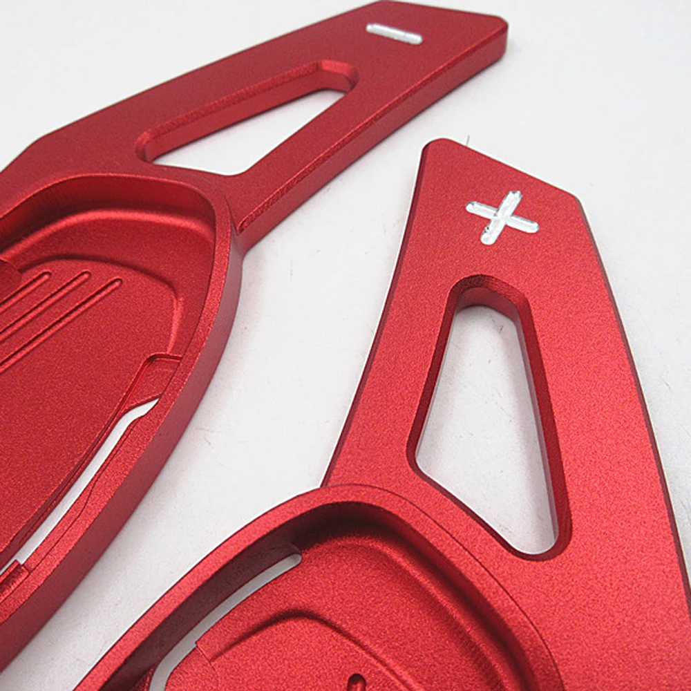 KSTE 2 stuks auto stuurwiel paddle Shift lemmet shifter zwart fit