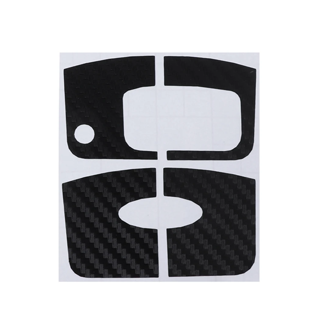 

Newest 2 Pcs Carbon Fiber Car Key Sticker For Ford Focus 2 3 2009-2012 Fiesta Ecosport 2012-2014