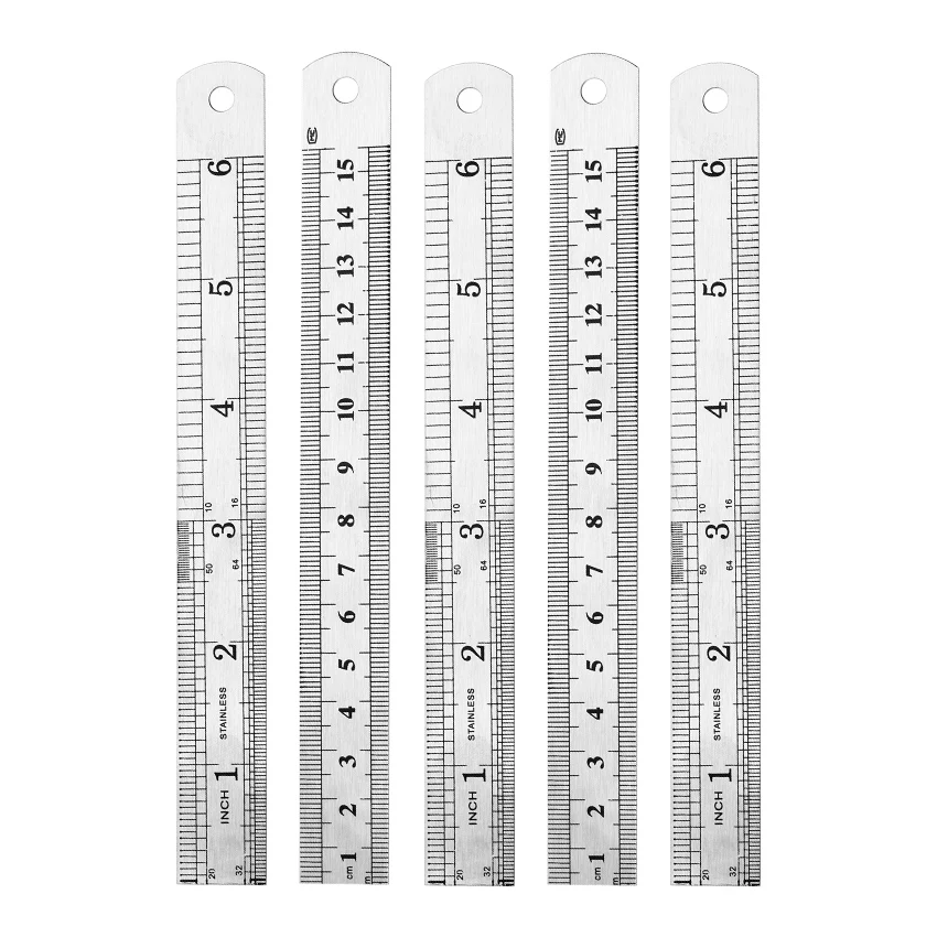 BRAND NEW 30 CM SOLID HEAVY DUTY ALUMINIUM RULER RULE PRECISION DOUBLE SIDED 