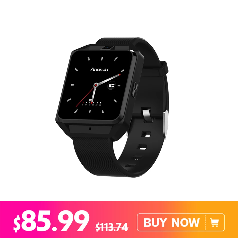 

Bakeey M5 Android Smart Watch 4G Network Men GPS Bluetooth WIFI SIM Smartwatch Fitness Tracker Heart Rate Monitor Pedometer