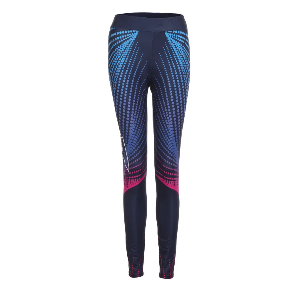 Штаны для велоспорта с 3D принтом, обтягивающие леггинсы для пробежек, тренировок, тренажерного зала, эластичные укороченные штаны для занятий спортом, высокая эластичность для женщин A1 - Цвет: Черный