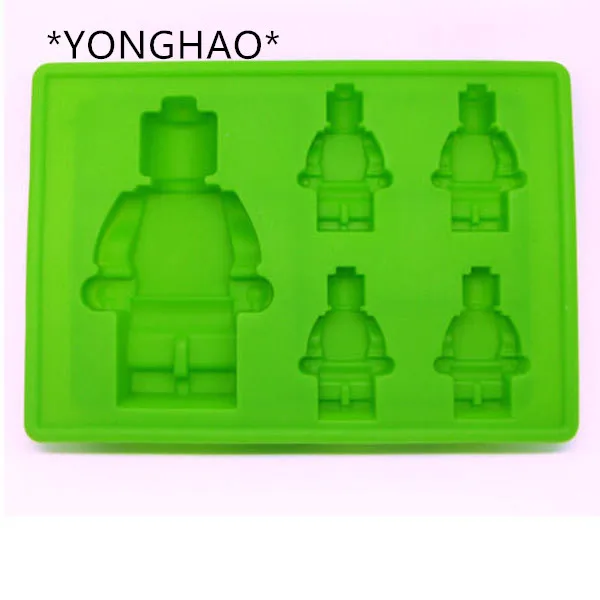 

YONGHAO New Arrival Robot shape Silicone Mold Cake Decoration Fondant Cake 3D Food Grade soap chocolate Moulds
