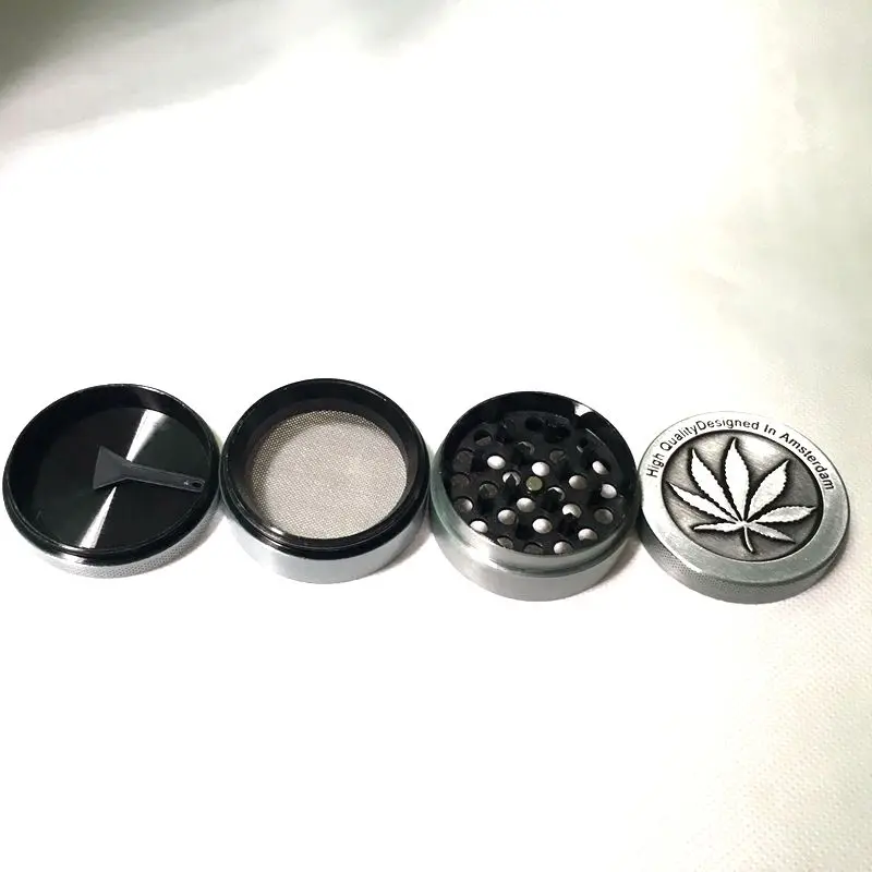 

Wholesale 4Parts Big Size Herb Grinder Smoke Tobacco Hand Muller for Hookah Shisha Glass Pipe Water Pipe Diameter 50mm