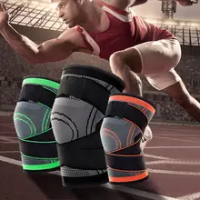 1 шт. 3D компрессионные наколенники для фитнеса, бега, велоспорта, эластичные нейлоновые компрессионные накладки для баскетбола, спорта