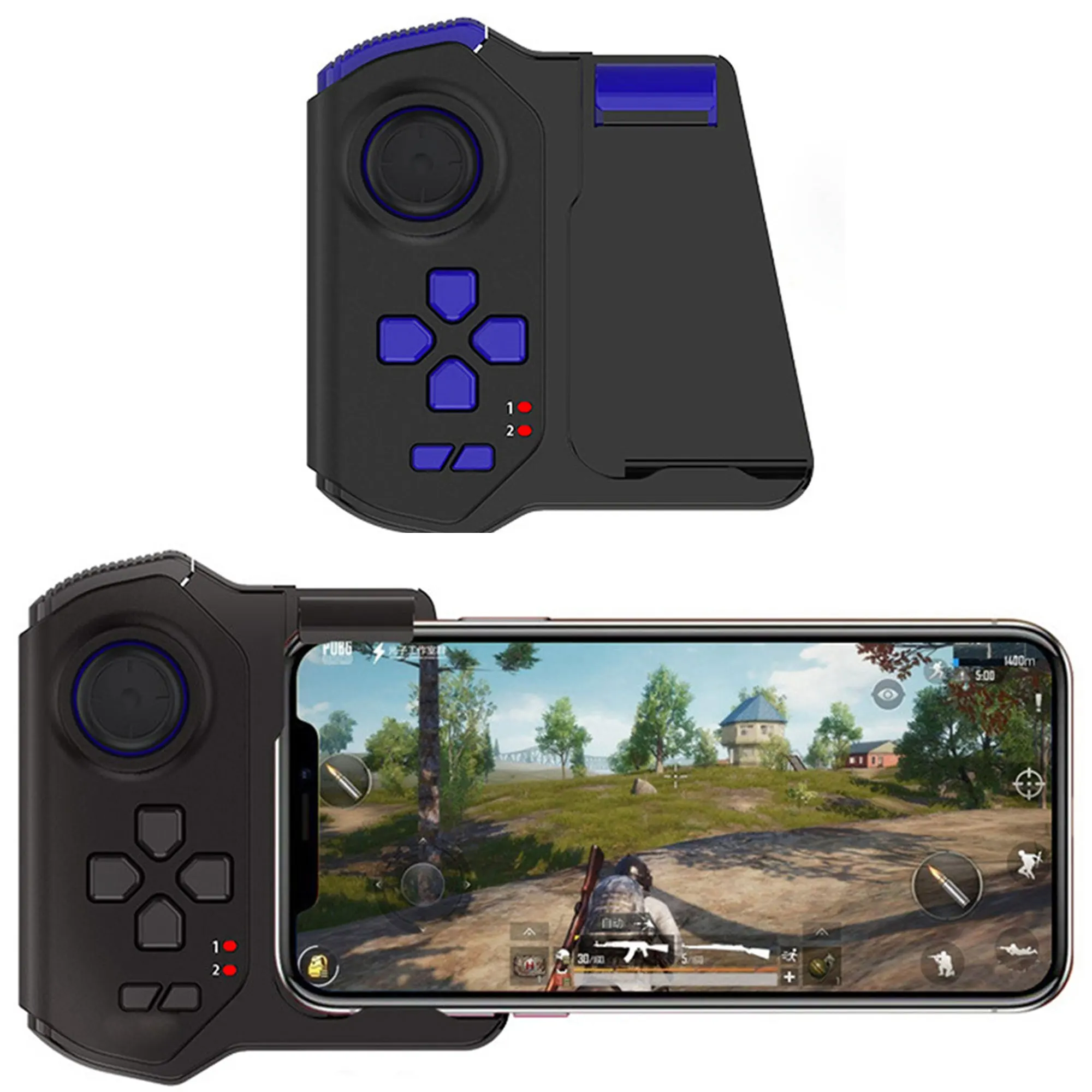 

One-handed Gamepad for PUBG Mobile Game Controller 3D Rocker Joystick for IPhone For Android Smart Phones for Ipad Tablet Gamepa