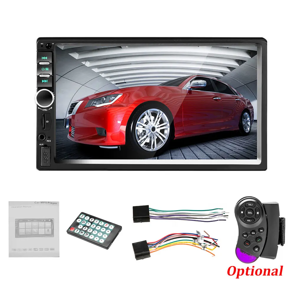 Podofo 2 Din Car Radio Bluetooth 2din Car Multimedia Player 7\ Podofo 2 Din Car Radio Bluetooth 2din Car Multimedia Player 7\