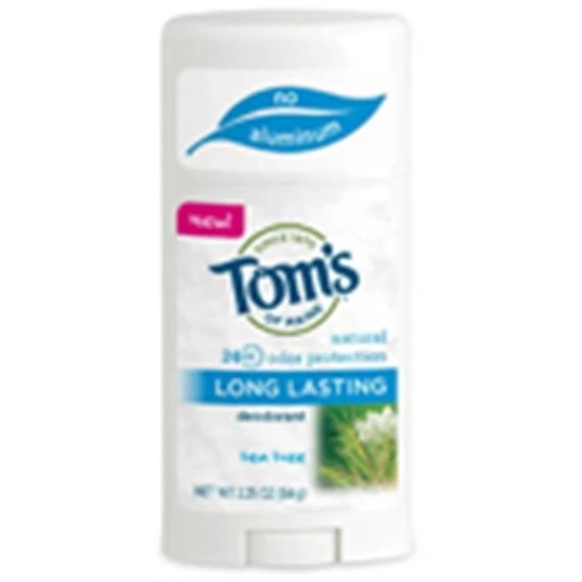 Toms of Maine 230358 Deodorants Tea Tree 24 Hour Long Lasting Sticks
