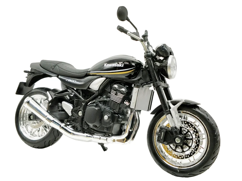 Maisto 1:12 Kawasaki Z900RS кафе черный серый Литая модель мотоцикла