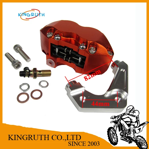 4 Piston Caliper Adelin CNC Motorcycle Brake Caliper Fit Most Motorcross Dirt Pit Bike CNC