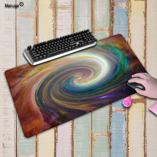 $US $5.01  Mairuige Large Gaming Mouse pad Mousepad Star Space Waterproof Extended Lock Edge Computer Desk Not