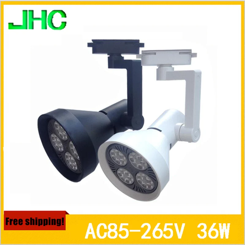 

36W LED Track Light Bulb Taiwan Epistar chip spot light 85-265 Volt LED Wall Track Lighting 36W