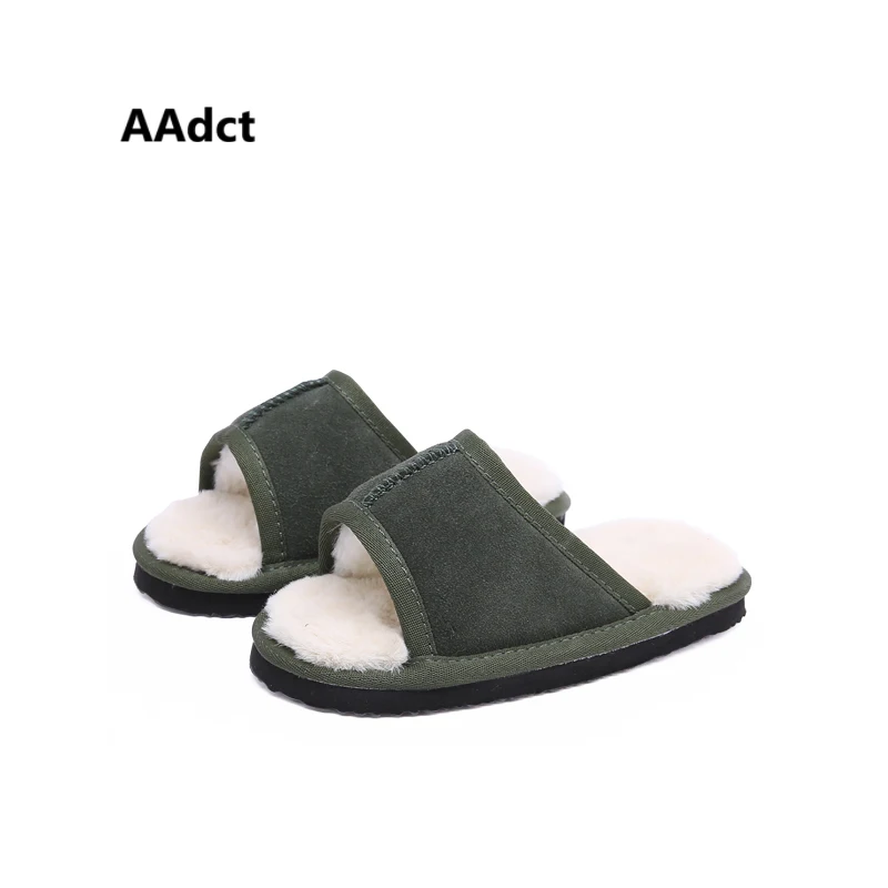 

AAdct New Villus Winter Warm boys Slipper Fashionable Home Children Slipper for girls cotton High quality kids slipper