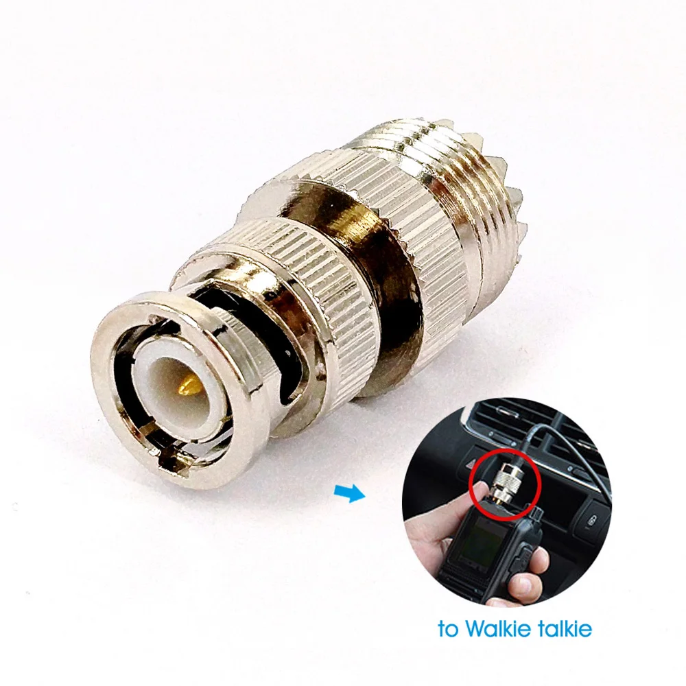 50 шт. BNC Q9 для UHF Female SO239 PL259 RF коаксиальный разъем адаптер Icom IC V80 V82 Walkie Talkie